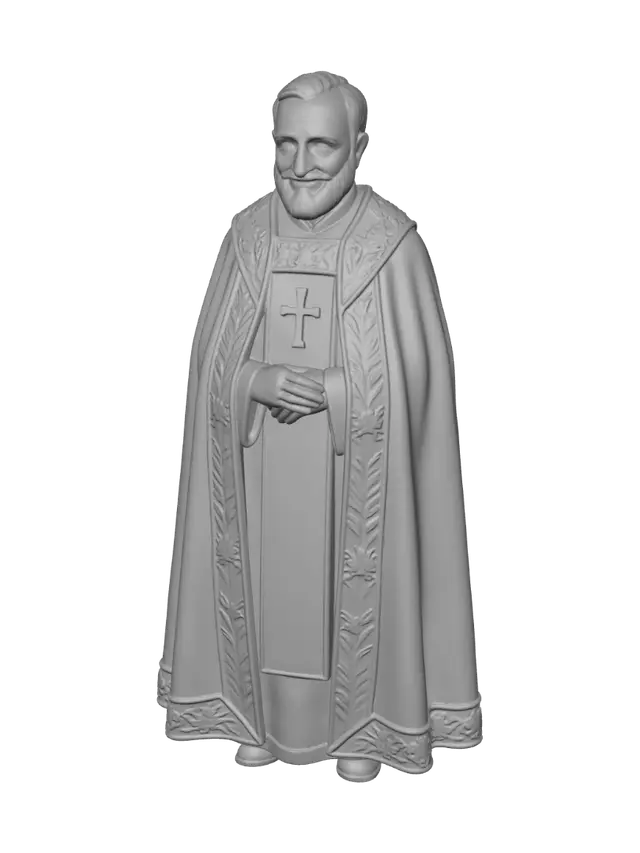 3D model for Priest in Golden Vestments