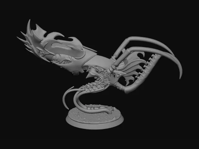 3D model for Spined Wyrm Ascendant
