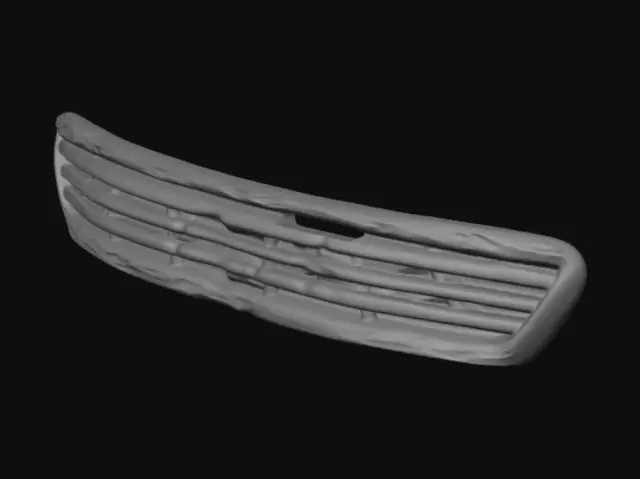 3D model for Black Horizontal Car Grille