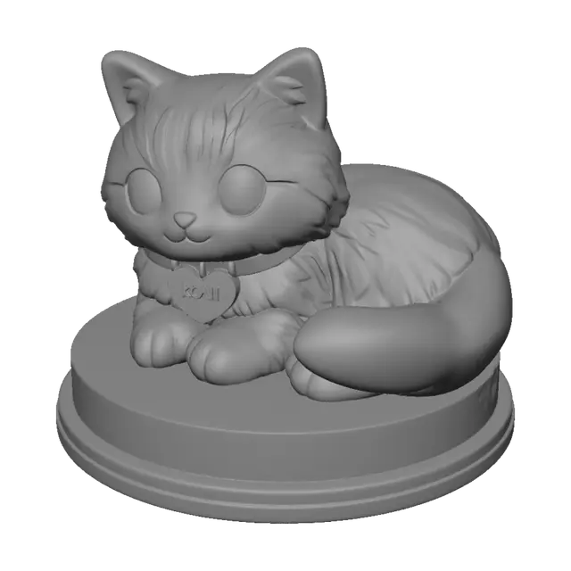 3D model for Komi the Calico Cat