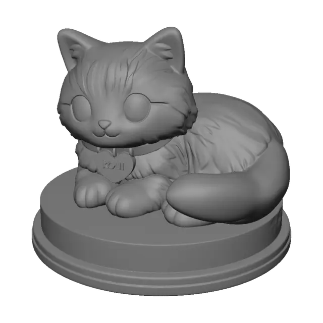 3D model for Komi the Calico Cat