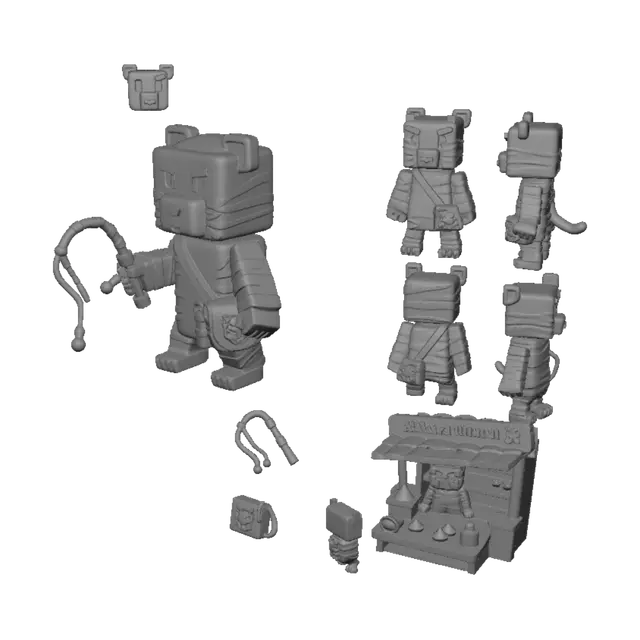3D model for Kapla Talos Tiger Adventurer