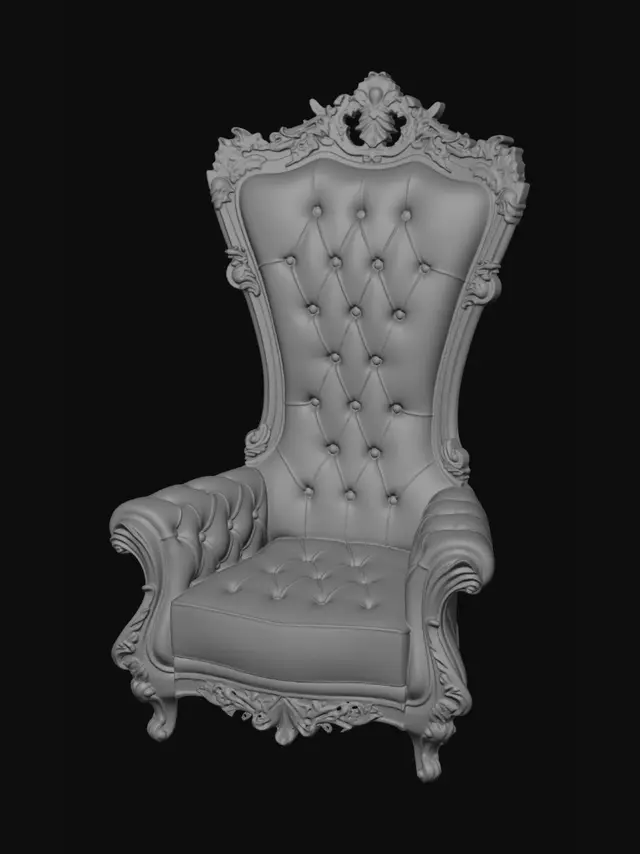3D model for Crimson Velvet Throne