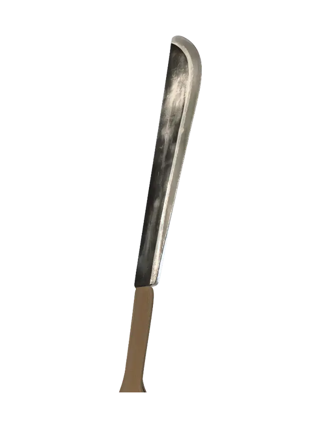 3D model for Rusty curved sword