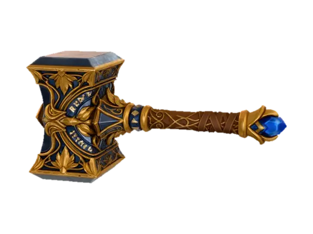 Mystic Hammer - Artifacts 3D model, vytvořený pomocí AI