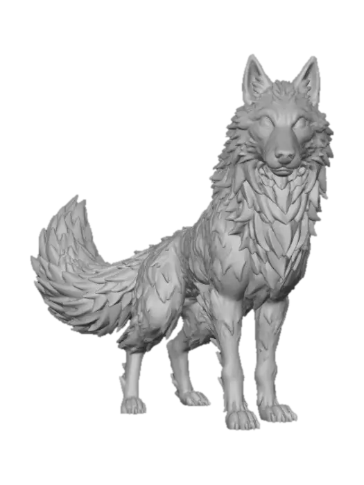 3D model for Lunar Frost Wolf