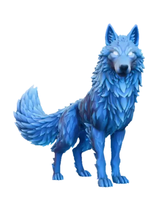 3D model for Lunar Frost Wolf