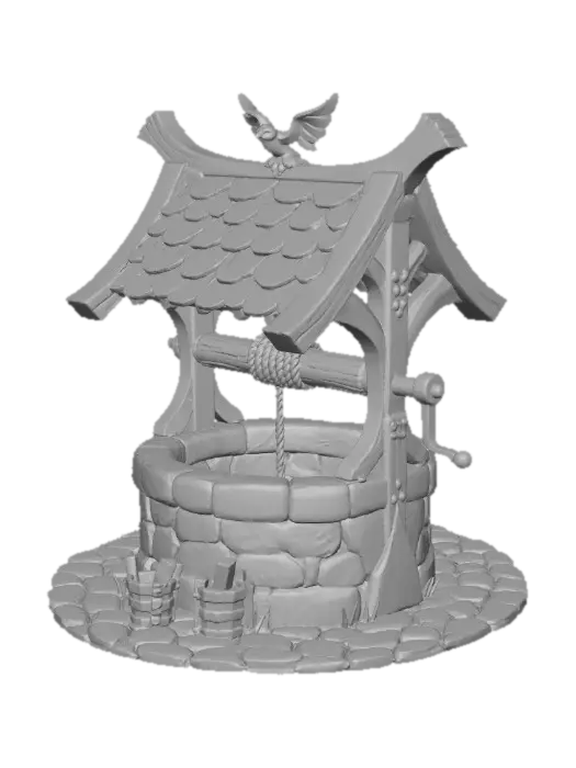 3D model for Wishing Well
