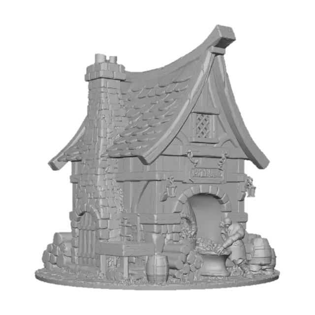 3D model for Iron Forge Workshop