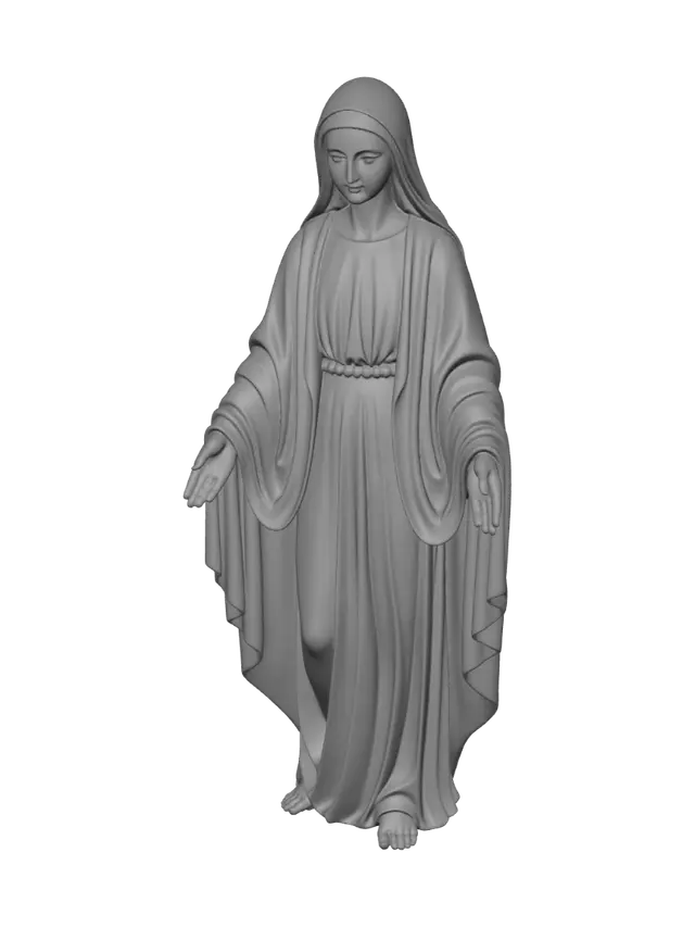 3D model for Virgin Mary Statue