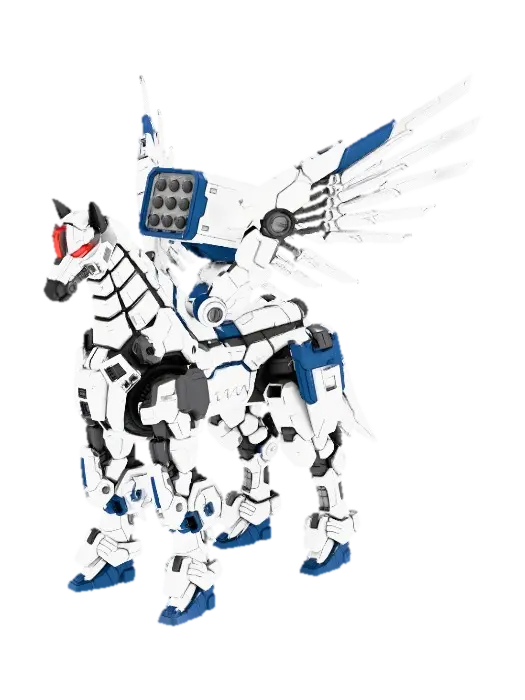 Pegasus-R5 - Advanced 3D model, vytvořený pomocí AI