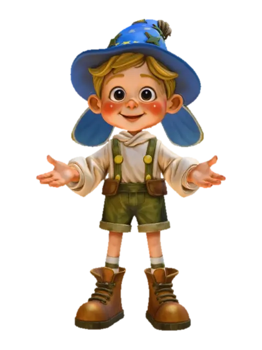 High-quality, game-ready fairy-tale character inspired by classic children’s stories… - Unreal 3D model, vytvořený pomocí AI