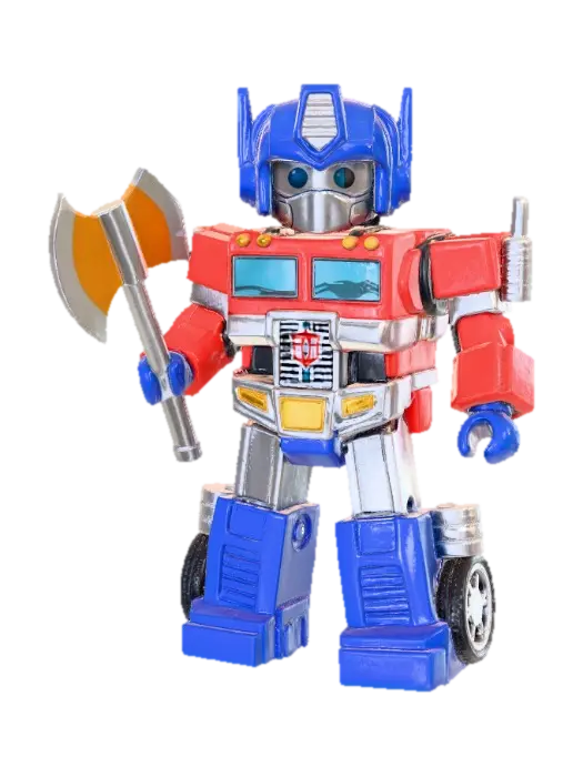 Prime Playmobil 3D model, vytvořený pomocí AI