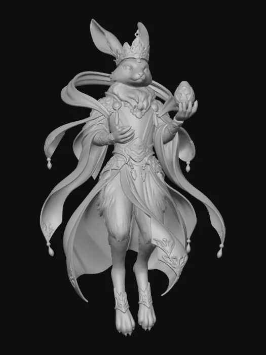 3D model for Royal Easter Hare #EasterEgg2026#