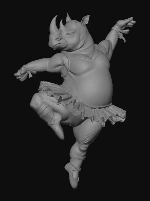 3D model for Rhino on Pointe