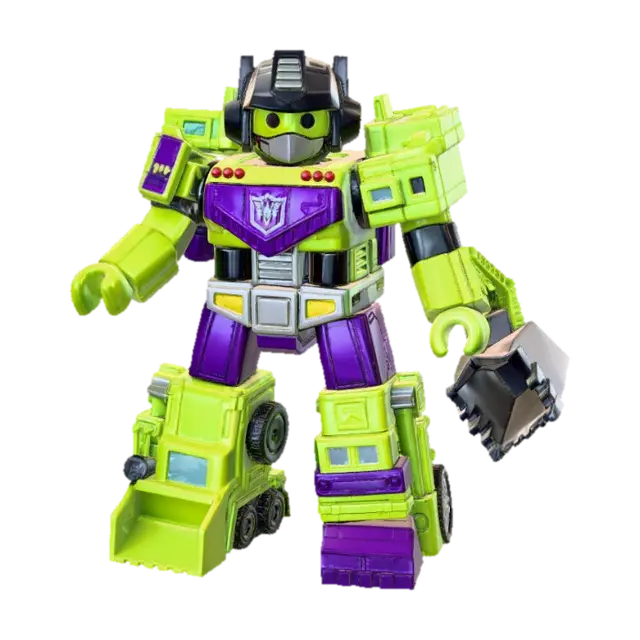 Playmo-devastator - Combatant 3D model, vytvořený pomocí AI