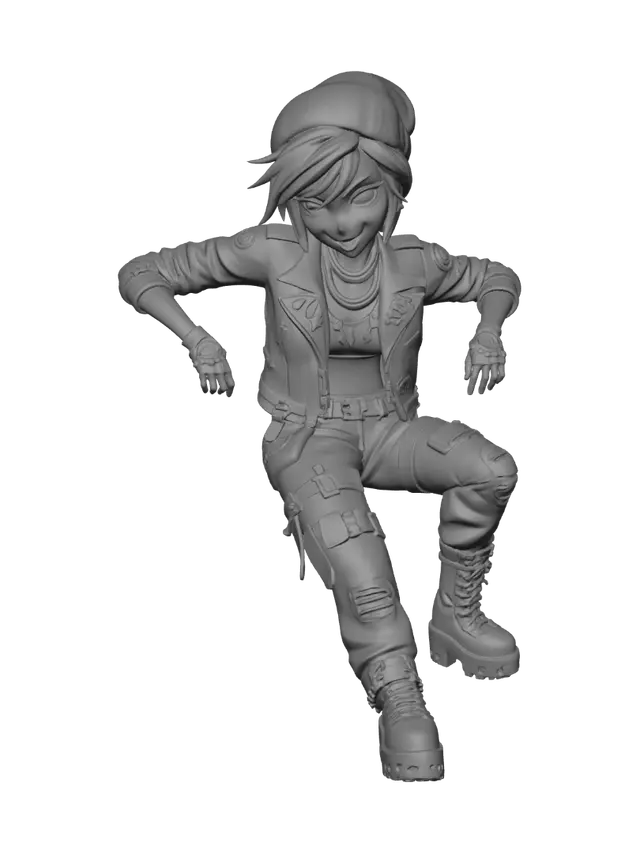 3D model for Patchwork Punk