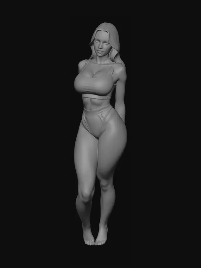 3D model for Bold in Black Activewear