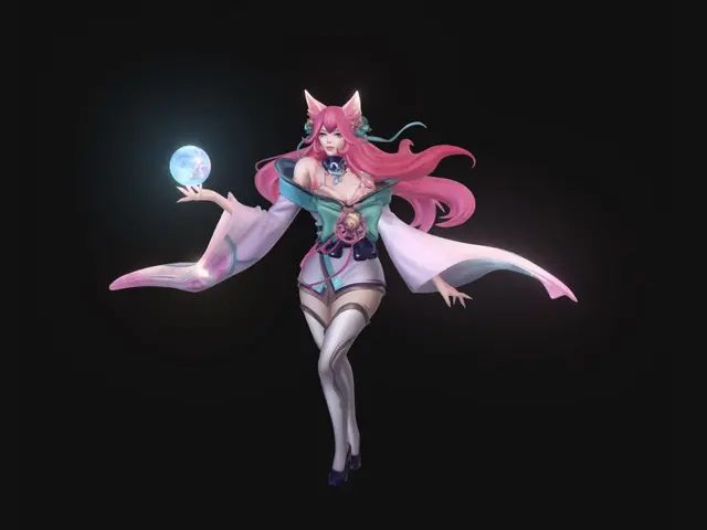 3D model for Celestial Fox Sorceress