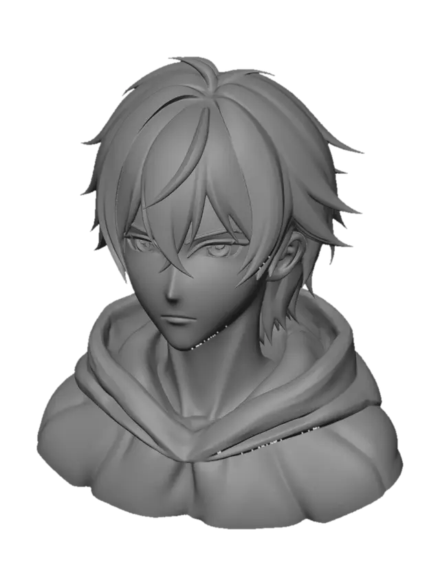 3D model for Calm Azure Gaze