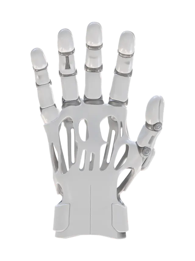 Hand Exoskeleton - Glove 3D model, vytvořený pomocí AI