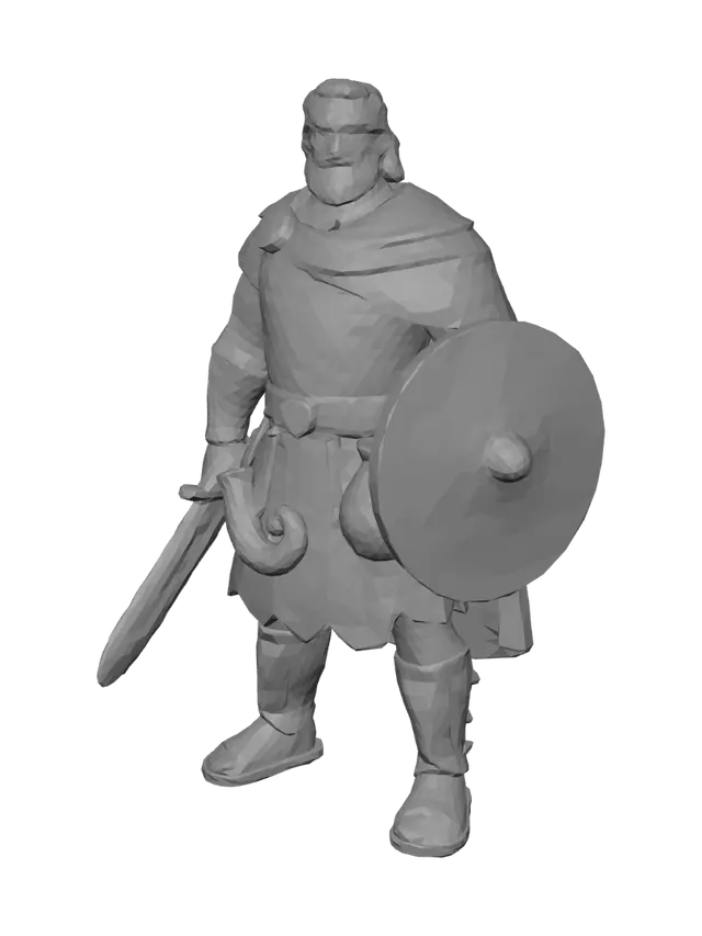 3D model for Bronze Scale Warrior