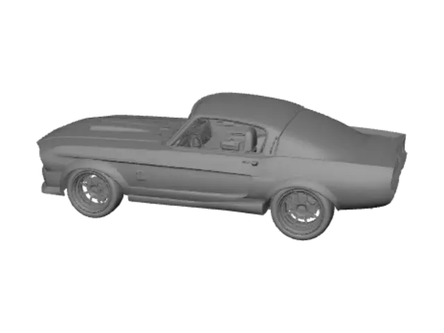 3D model for Blueprint Beast: 1969 Mustang Mach 1