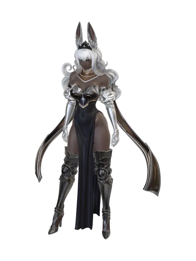 3D model for Moonshadow Valkyrie