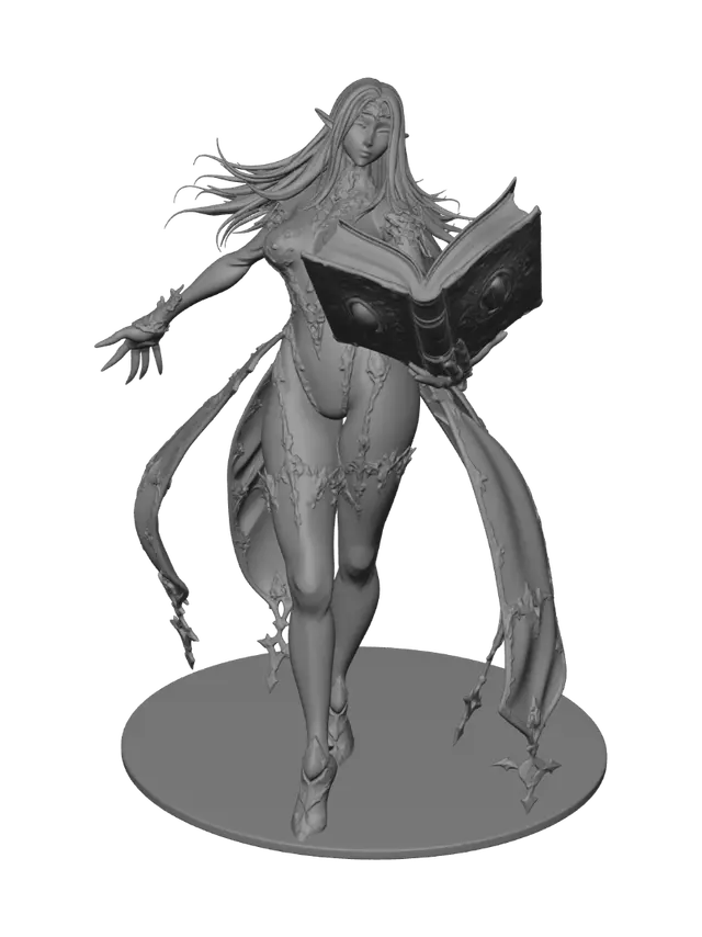 3D model for The Bookbound Empress