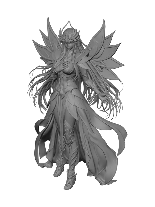 3D model for Empress of Amethyst Wings