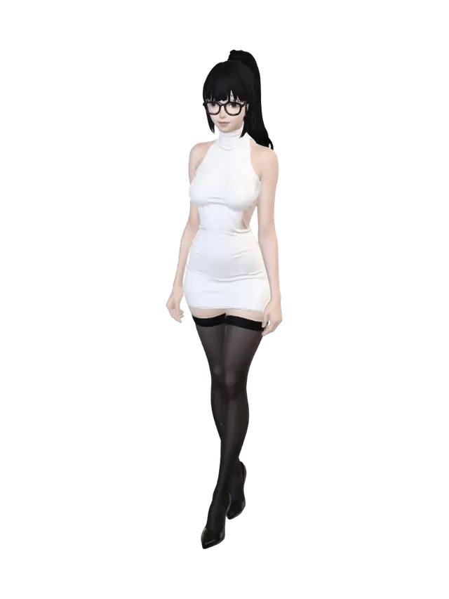 Ivory Enigma 3D model, vytvořený pomocí AI