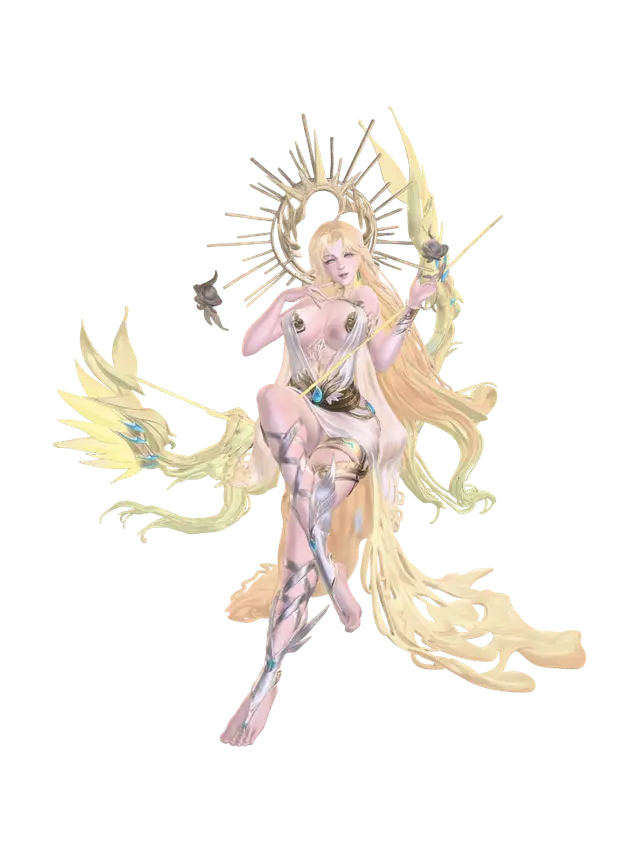 Modello 3D Solar Seraphim, generato dall’IA