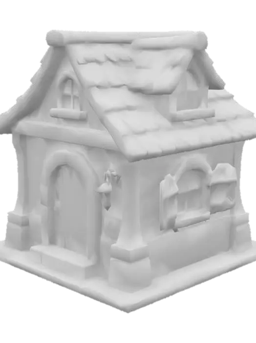 3D model for Fantasy Cottage