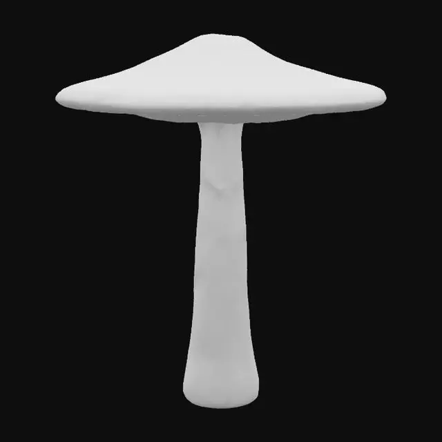 3D model for Magischer Neon Fantasy Pilz, #garden#