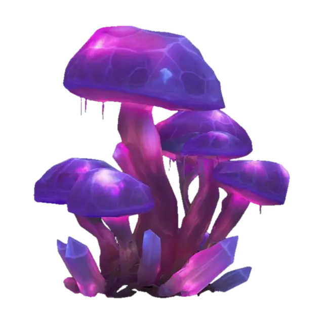 3D model for Luminous Mushrooms