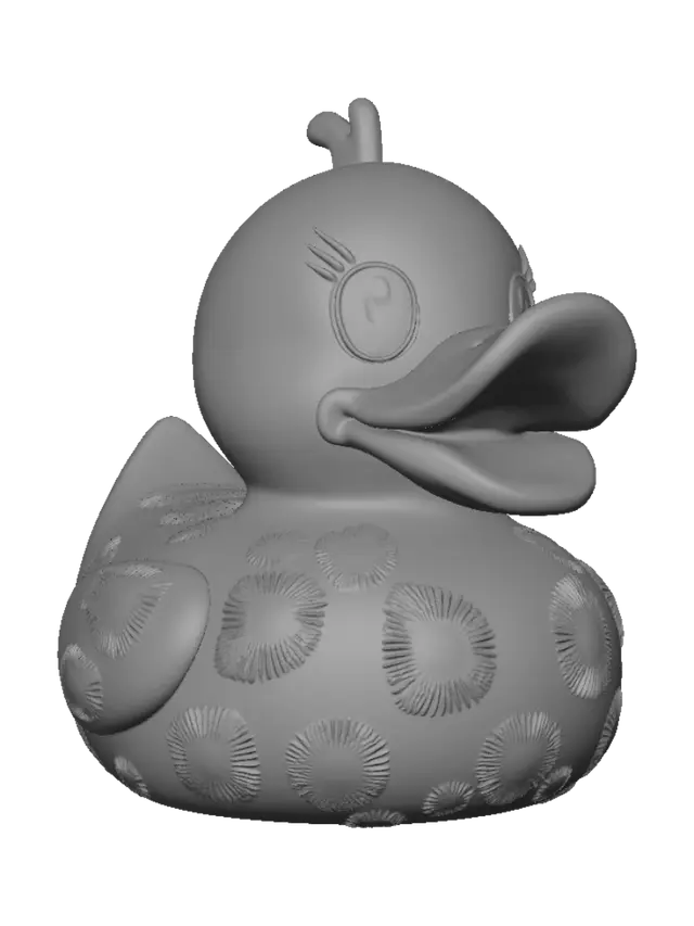 3D model for A unique rubber duck