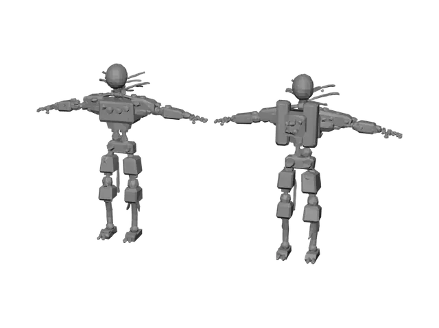 3D model for Twin Sentinels