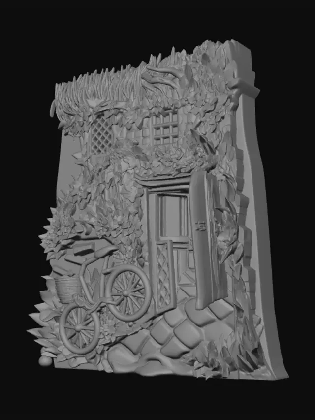 3D model for Hydrangea Doorway
