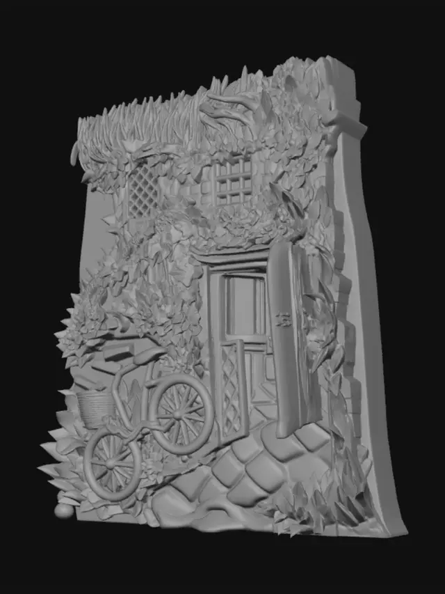 3D model for Hydrangea Doorway