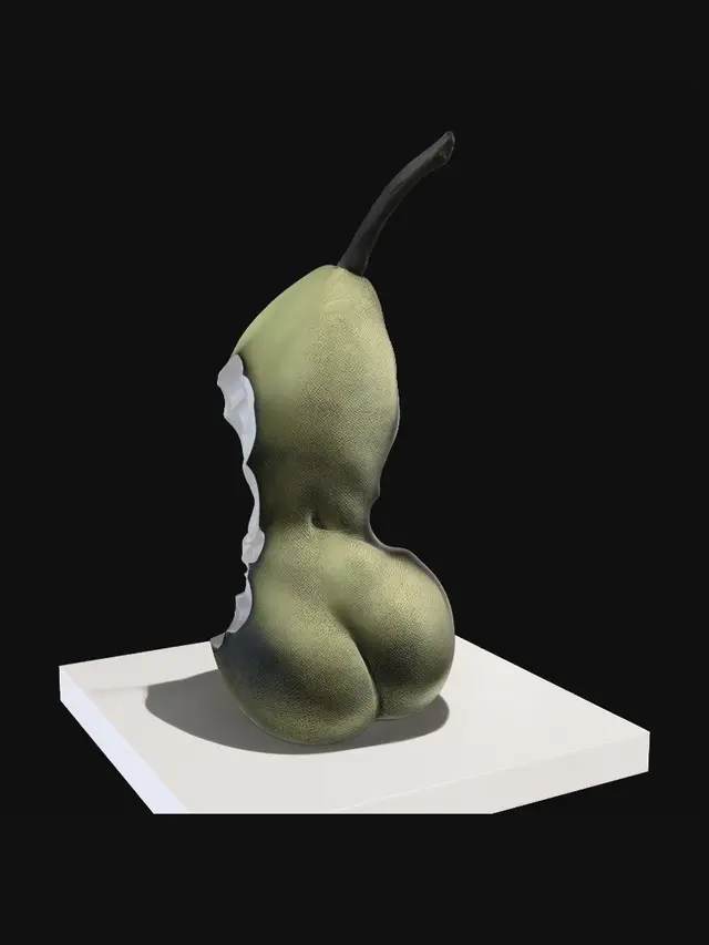 3D model for Layered Pear