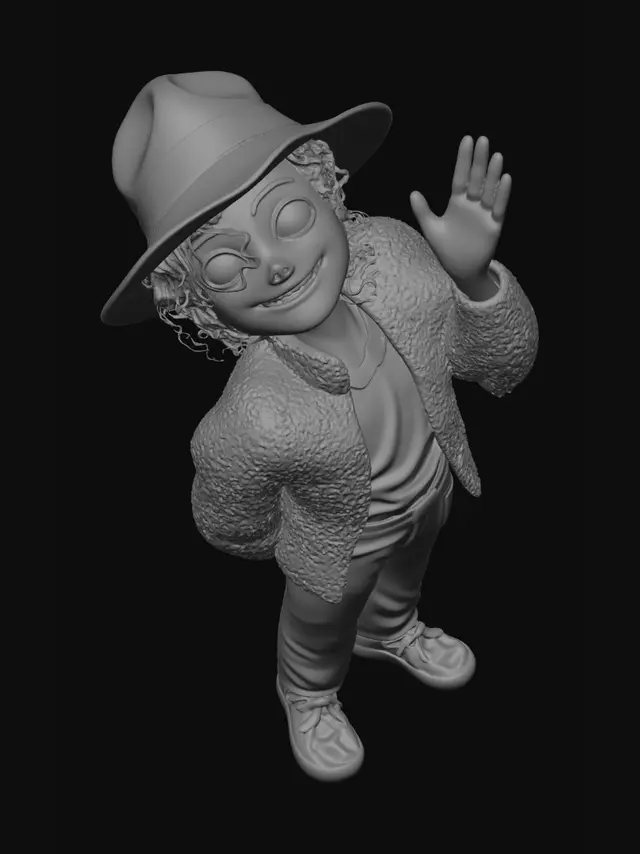 3D model for Starry Wave