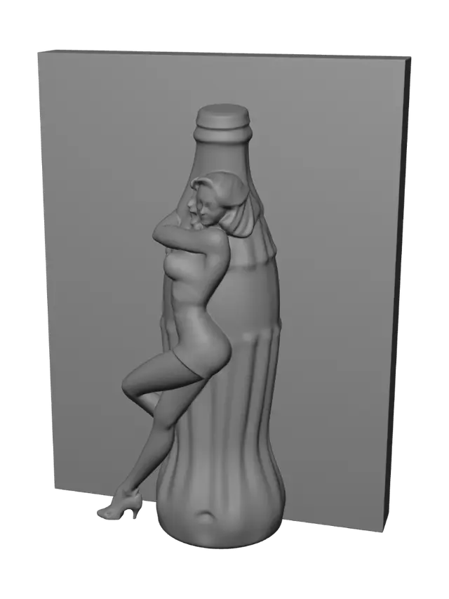 3D model for Coca-Cola Pin-Up Girl