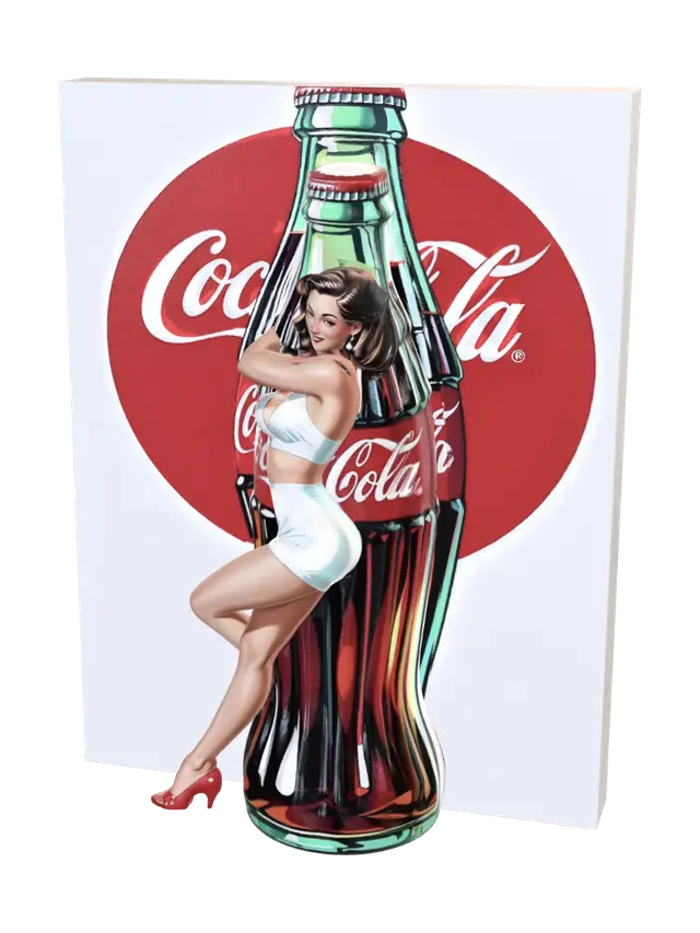 3D model for Coca-Cola Pin-Up Girl