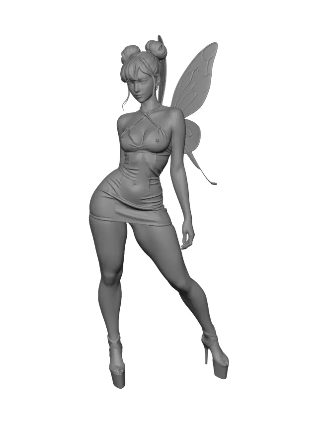 3D model for Emerald Enchanted Fairy