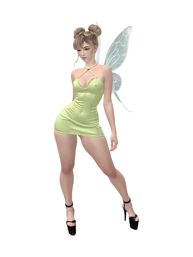 3D model for Emerald Enchanted Fairy