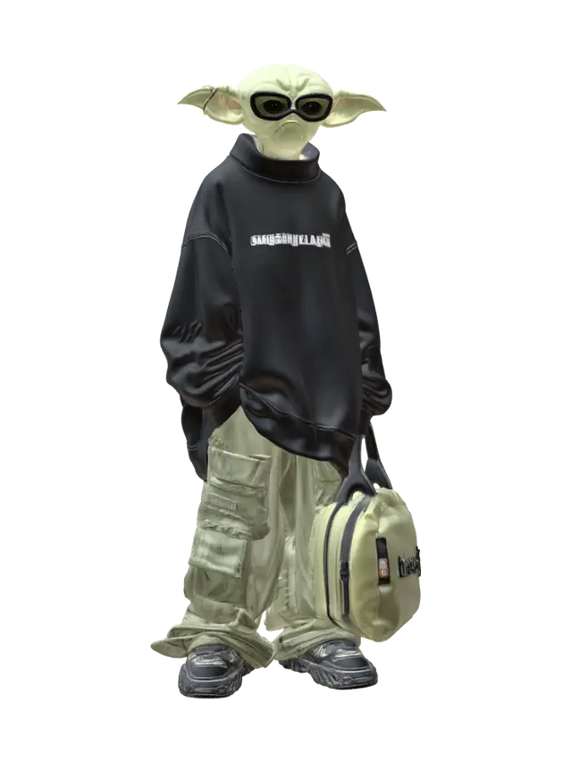 3D model for Grogu Streetwear
