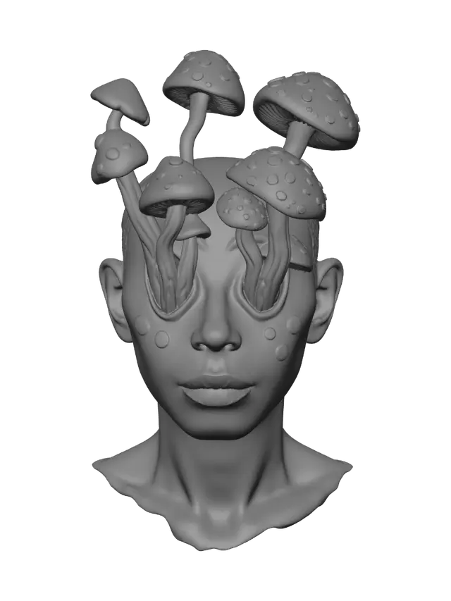 3D model for Mushroom Crown