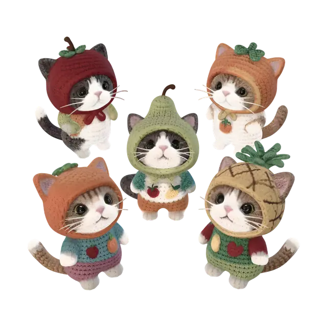3D model for Kittens in Fruit Hats