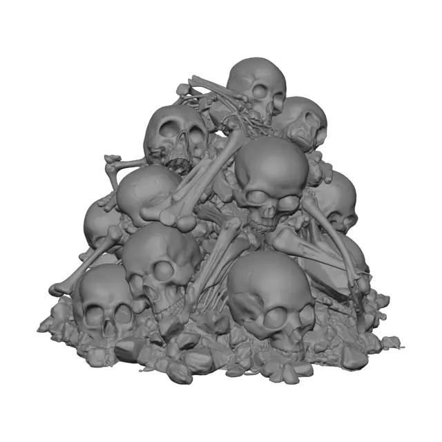 3D model for Mountain of Skulls