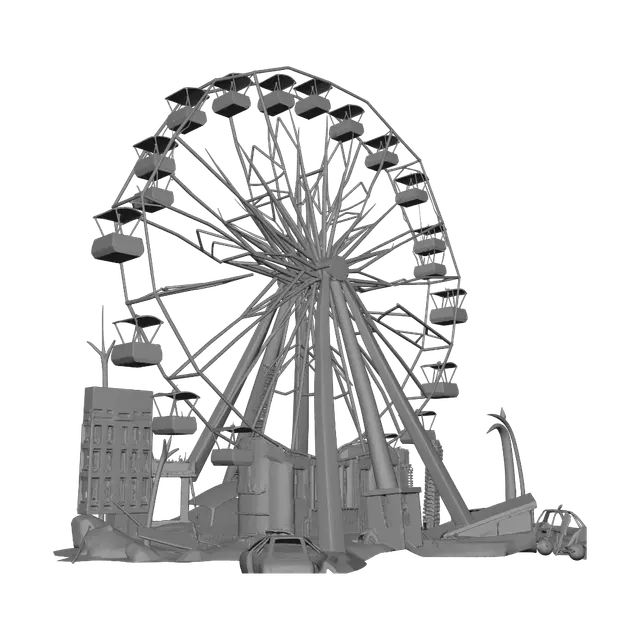 3D model for Overgrown Ferris Wheel